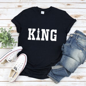 King Chess Piece, Chess Shirt, Chess Club, Chess Player, Chess Tshirt, Chess Gifts For Him, Gifts For Chess Players