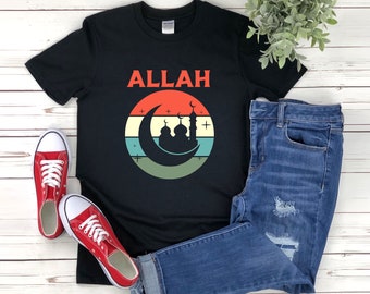 Allah Shirt, Allah Tshirt, Arabic Gift, Muslim Tshirt, Islam Shirt, Islamic Shirts, Muslim Shirt, Arabic Shirt
