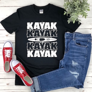 Kayak Shirt, Retro Kayaking Shirt, Kayak Boat Shirt, Kayaking Shirt, Kayaker Shirt, Paddle On Kayak, Kayak T-shirt