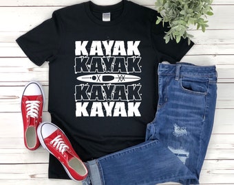 Kayak Shirt, Retro Kayaking Shirt, Kayak Boat Shirt, Kayaking Shirt, Kayaker Shirt, Paddle On Kayak, Kayak T-shirt