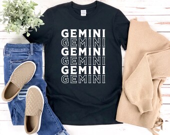 Gemini Shirt, Gemini Zodiac Shirt, Gemini Tshirt, Gemini T Shirt, Gemini Tee, Zodiac Sign Shirt, Astrology Shirt, Horoscope Shirt