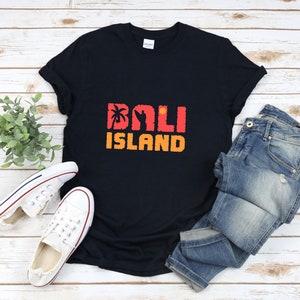 Bali Tee Shirt, Bali Indonesia, Bali Island Shirt, Bali Shirt, Indonesia Shirt, Beach Shirt, Summer Vacation Shirt, Tropical Shirt