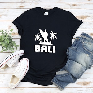 Surfer Shirt, Bali Shirt, Indonesia Shirt, Beach Shirt, Summer Vacation Shirt, Tropical Shirt, Southeast Asia, Asia Shirts