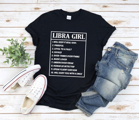 Libra Girl Shirt Funny Birthday T-Shirt For Women Libra Girl Shirt Funny Birthday T-Shirt For Women