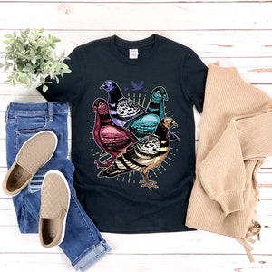 Racing Pigeon, Pigeons Shirts, Pigeon Shirt, Pigeon Gift Dad, Pigeon Costume, Pigeon Birthday Party, Pigeon Gifts