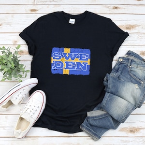 Sweden Shirt, Sweden Flag Shirt, Swedish Shirt, Sweden T Shirt, Swedish Flag Shirt, Sverige Shirt, Swedish Gifts
