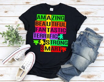 Autisme Bewustzijn Tshirt, Regenboog Autisme Shirt, Speciaal Onderwijs Leraar Shirts, Autisme Liefde Shirt, Autisme Shirt, Autisme Leraar