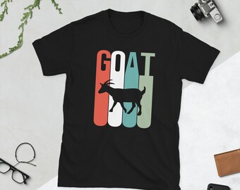 Camisa de cabra, camisa de cabra retro, regalos de cabra, camisa de animal retro, cabra vintage, regalos de animales de granja, camiseta de cabra, camiseta de cabra