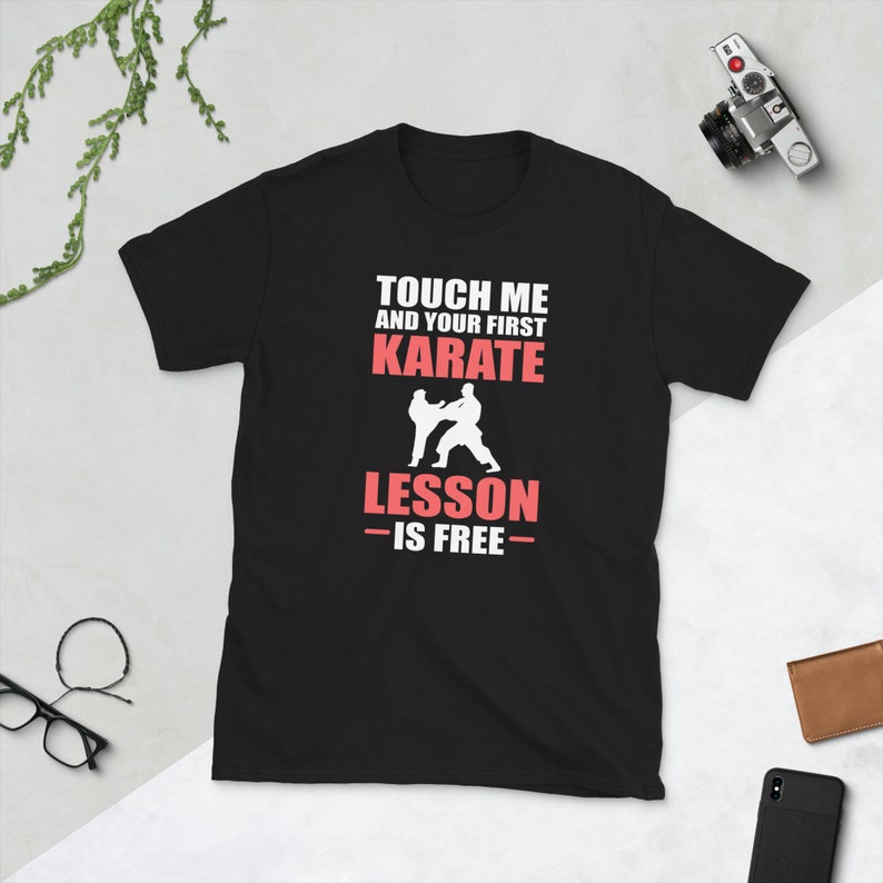 Touch Me First Lesson Taekwondo Hoodie - Unisex Martial Arts Humor Sweatshirt, Cozy & Fun 1 thumbnail image