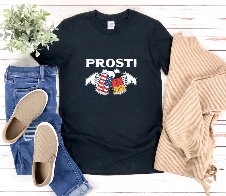 Camisa Prost, Camisa Alemã, Camisa Oktoberfest, Camisa Bandeira Americana, Camisa Bandeira Alemã, Camisa Alemã de Cerveja, Camisa Alemã Americana imagem 5