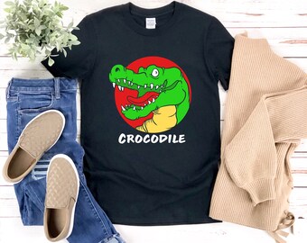 Crocodile Shirt, Alligator Shirt, Zoo Animal Shirt, Zoology Shirt, Alligator Tshirt, Reptile Shirt, Reptile Lover Gift