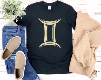 Gemini Shirt, Gemini Symbol, Gemini Sign, Gemini Zodiac Shirt, Gemini Horoscope, Zodiac Sign Shirt, Gemini Constellation, Gemini Birthday