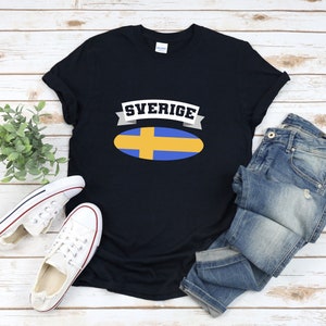 Sverige Shirt, Sweden Shirt, Swedish Shirt, Sweden Flag Shirt, Swedish Flag Shirt, Swedish Gifts, Sweden T Shirt, Sweden Gift