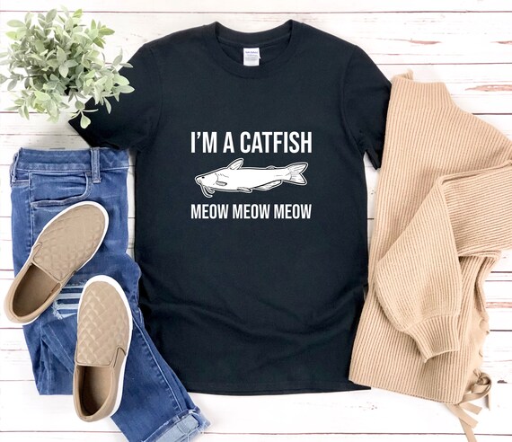 Meow Catfish Funny T-Shirt Meow Catfish Funny T-Shirt