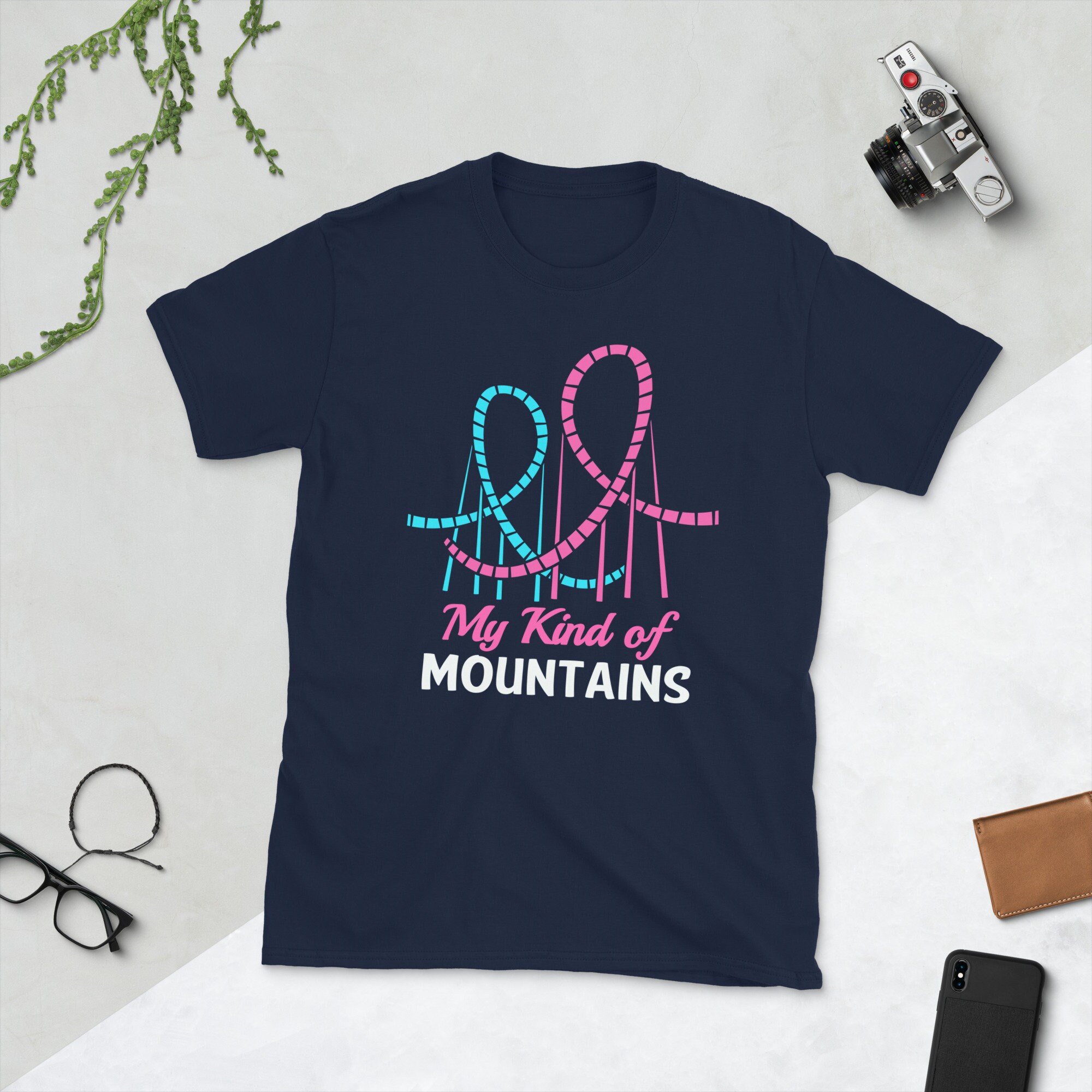 Coaster Merch Roller Coaster Shirt, My Kind of Mountains, Theme Park Shirts ...