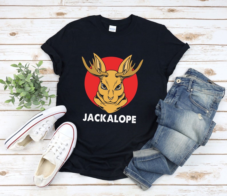Jackalope Shirt Jackalope Head Jackrabbit Shirt Cryptid - Etsy