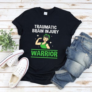 Brain Injury Warrior, Tbi Awareness, Brain Injury Shirt, Traumatic Brain Injury Awareness, Brain Injury Survivor Shirt