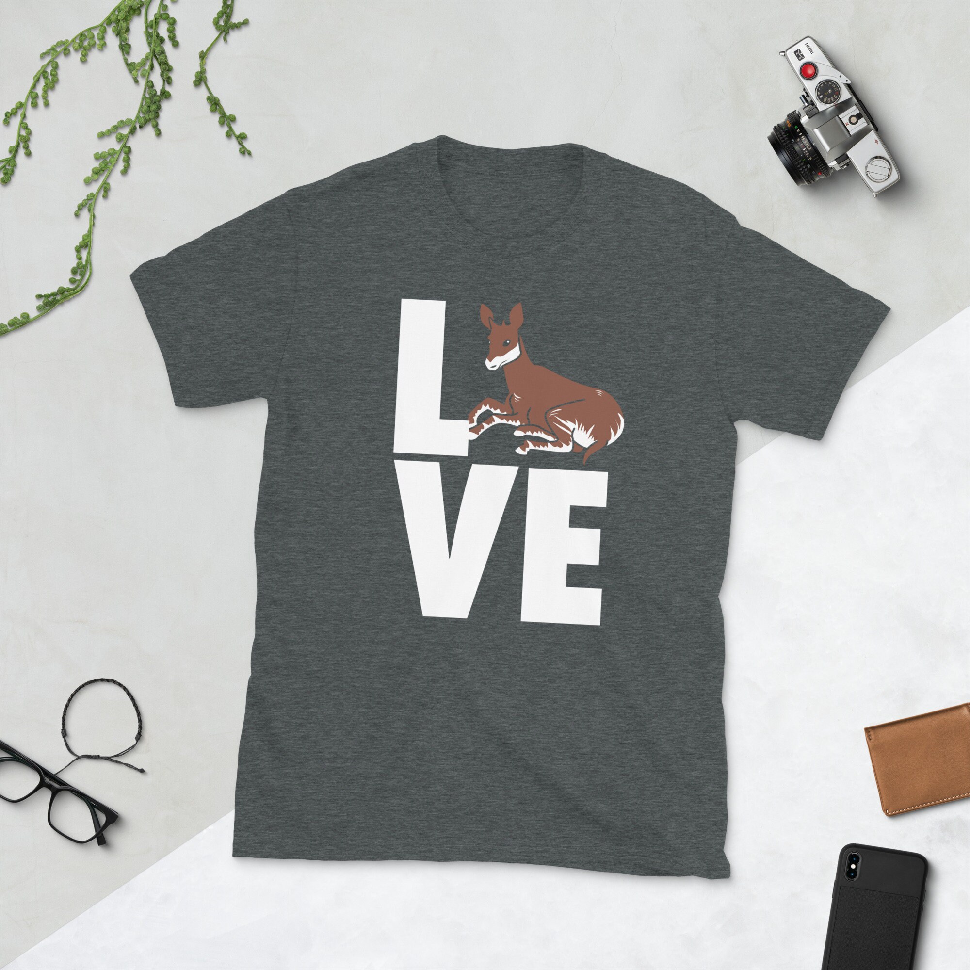 Okapi Shirt, I Love Animals Tshirt, Okapi Lover Shirt, Zoo Shirt