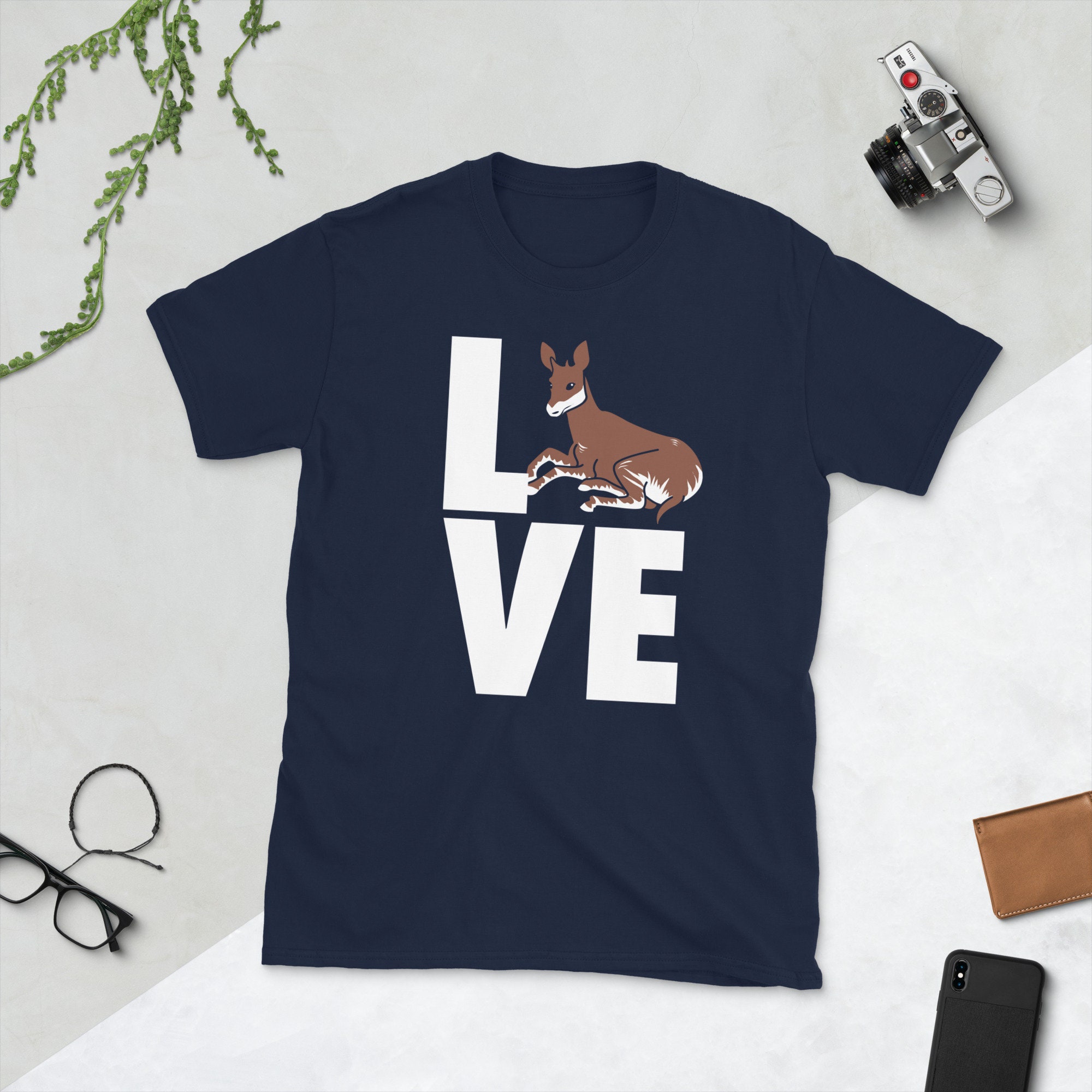 Okapi Shirt, I Love Animals Tshirt, Okapi Lover Shirt, Zoo Shirt
