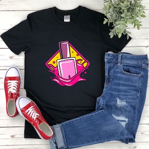 Camisa De Esmalte De Uñas, Camisa De Artista De Uñas, Camisa De Técnico De Uñas, Regalo De Manicurista, Camisa De Técnico De Uñas, Regalo De Manicurista, Camisa De Técnico De Uñas