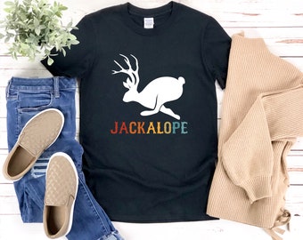 Jackalope Shirt, Mythical Creatures Shirt, Cryptozoology Shirt, Jackrabbit Shirt, Jumping Rabbit Shirt, Folklore Shirt, Mythical Animals