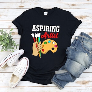 Angehende Künstlerin, Kunst Student Geschenk, Zukünftige Maler, Künstler T-Shirt, Lack Shirt, Kunst Shirt, Geschenke für Künstler, Maler Shirt