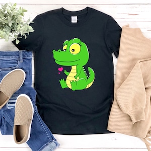 Cute Crocodile Shirt, Crocodile Shirt, Zoo Shirt, Cute Alligator Shirt, Reptile Lover Gift, Alligator T Shirt, Alligator Shirt