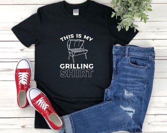 This Is My Grilling Shirt, Bbq Tee Shirt, Bbq Shirt, Barbecue Shirt, Bbq Gifts, Bbq Smoker Shirt, Barbeque Shirt