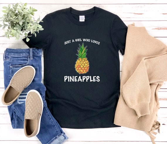 Camisa De Pina Solo Una Chica Que Ama Las Pinas Camisa Foodie Camiseta De Pina Camisa De Pina Hawaiana Camisa De Pina Etsy Espana