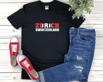 Zürich Shirt, Zürich Schweiz, Schweiz Shirt, Schweizer Shirt, Schweizer Geschenk, Schweizer Tshirt, Schweiz T-Shirt