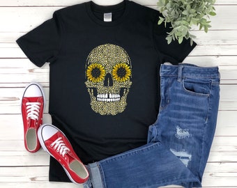 Skull Cheetah Shirt, Cheetah Shirt, Cheetah Print Shirt, Cheetah Gifts, Cheetah Tshirt, Cheetah Lover Shirt, Cheetah T-shirt