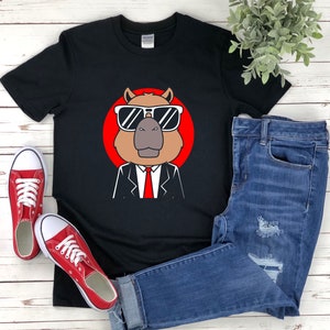 Capybara Shirt, Cute Capybara Shirt, Capybara Wearing Tuxedo, Funny Capybara Shirt, Capybara Gift, Funny Animal Shirt