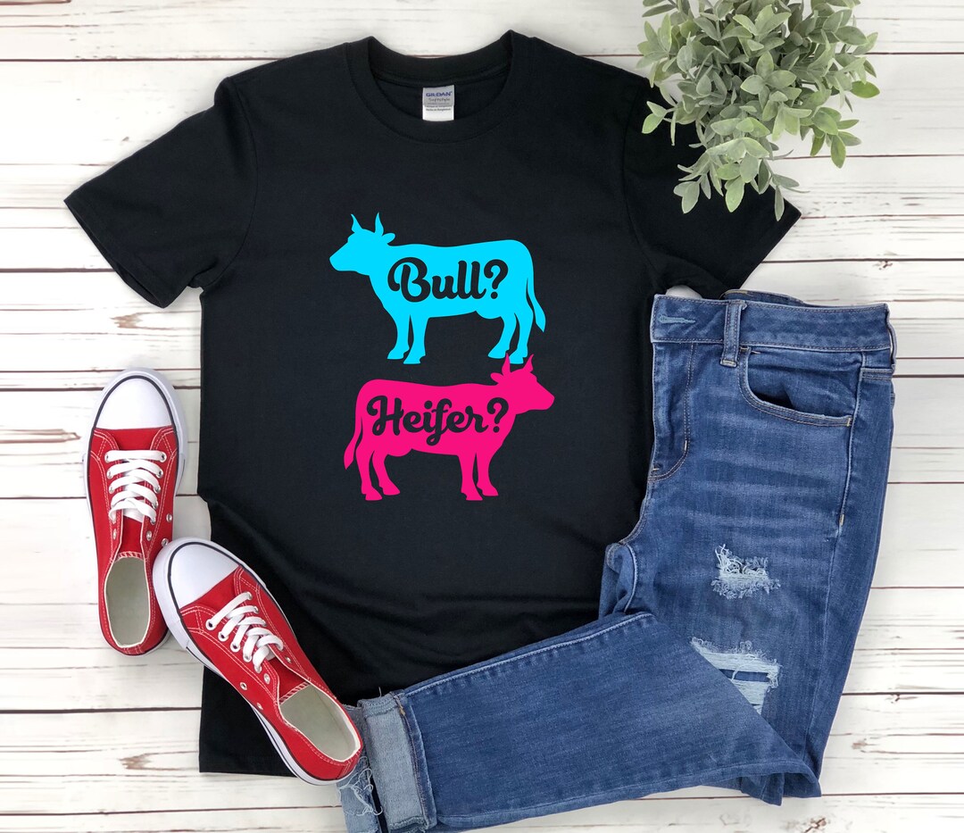 Heifer or Bull Bull or Heifer Gender Reveal Gender Reveal Etsy