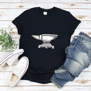 Anvil Shirt, Blacksmith Shirt, Blacksmith Tools Shirt, Metal Worker,  Blacksmith Gifts, Forge Shirt,  Anvil T Shirt, Metalsmith Shirt