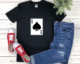 Spades Shirt, Gambling Shirt, Spades Card Game, Ace Spade Shirt, Gifts For Poker Players, Poker Shirt, Deck Of Card Shirt