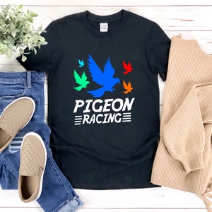 Bird Flying, Pigeon Racing, Pigeon Shirt, Bird Shirt Men, Bird Watching Shirt, Bird Watcher Shirt, Pigeon Gift, Pigeon T Shirt