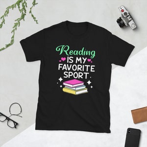 Bookworm Shirt, Reading Is My Favorite Sport, Librarian Shirt, Book Lover Shirt, Book Lover Gifts, Funny Book Lover T-shirts