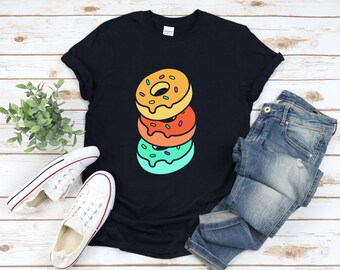 Bagel Shirt, Buntes Bagel Shirt, Bagel Liebhaber Shirt, Geschenke für Foodies, Bäckerei Shirt, Bäcker Shirt, Bagel Tshirt, Thanksgiving Shirt
