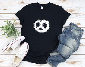 Pretzel Shirt, Pretzel Tshirt, Pretzel T-shirt, Duits Brood Shirt, Food Lover Gift, Pretzel Gift, Pretzel Lover Shirt