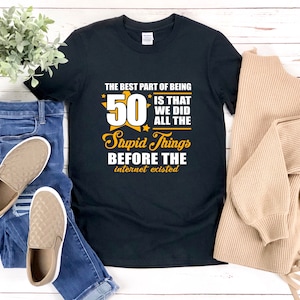 Funny 50th Birthday Shirts, The Best Part Of Being 50, 50th Birthday Shirt, Birthday Shirt 50, 50 Year Old Birthday Shirt