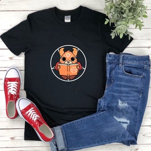 Cute Baphomet Shirt, Baphomet Reading Book, Gothic Shirt, Kawaii Baphomet,  Satanic Goat Shirt, Baphomet Shirt