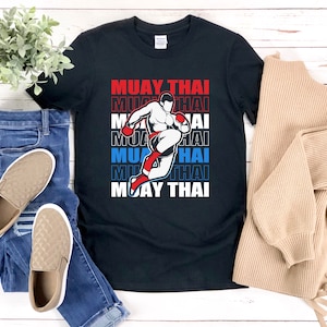 Muay Thai Shirt, Muay Thai T Shirts, Boxing Shirt Mens, Thai Boxing Shirt, Martial Arts Shirt, Thailand Shirt, Martial Arts Tee