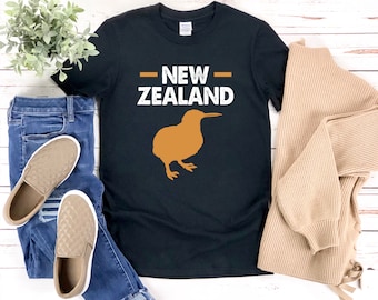 Camisa de Nueva Zelanda, Camisa de pájaro kiwi, Aves de Nueva Zelanda, Camisa amante de las aves, Camisa de observador de aves, Camisa kiwi, Camisa amante del kiwi