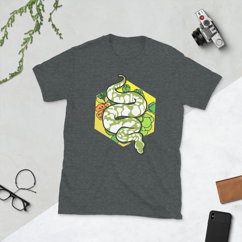 Camisa de pitón bola, camisa de pitón, camisa de reptil, camisa de serpiente, pitón en flor, camiseta de pitón, camisa de amante de pitón imagen 8