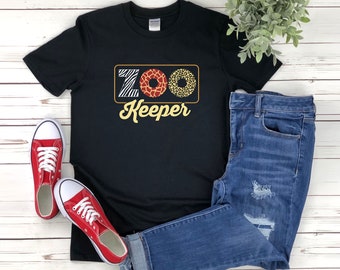 Zoo Keeper Shirt, Cheetah Tee Shirt, Zoo Animal Shirt, African Animal Shirt, Wild Animal Shirt, Safari Shirt