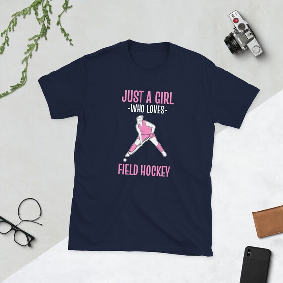 Just A Girl Who Loves Field Hockey Shirt Field Hockey Gifts Just A Girl Who Loves Field Hockey Shirt Field Hockey Gifts