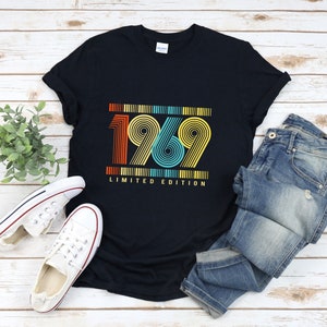 1969 Shirt, Limited Edition Shirt, Vintage 1969 Tshirt, Gifts For Birthday, Retro Birthday Shirt, 1969 Birthday