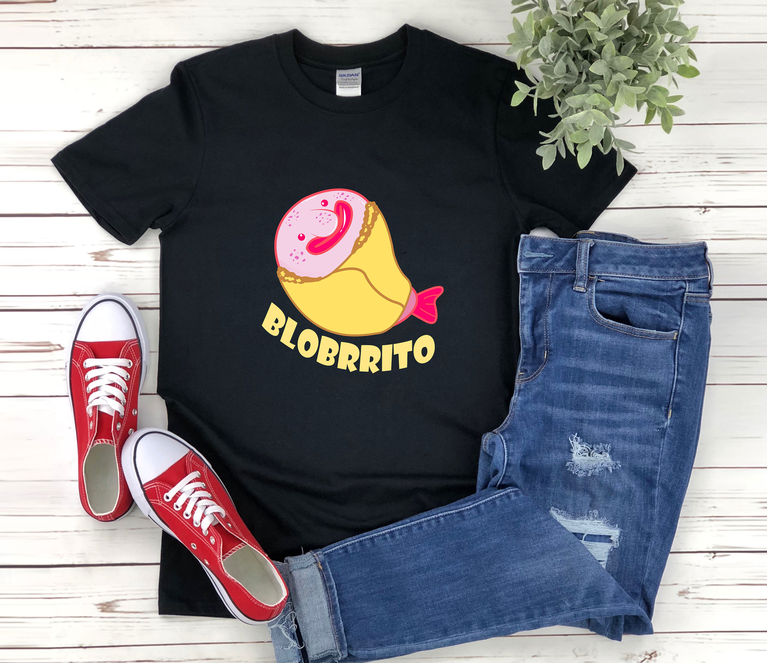 Funny Blobfish Shirt, Blob Fish Shirt, Blobrrito, Blobfish Burrito, Blobfish Gift, Grumpy Fish, Cute Blobfish Shirt