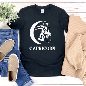 Capricorn Moon, Capricorn Shirt, Capricorn Birthday Gift, Capricorn Goat, Capricorn Astrology, Capricorn Constellation Shirt, Capricorn Gift