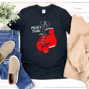 Muay Thai Shirt, Boxing Gloves Gift, Martial Arts Shirt, Boxing Shirt Mens, Thai Boxing Shirt, Boxer Shirt, Martial Arts Tee